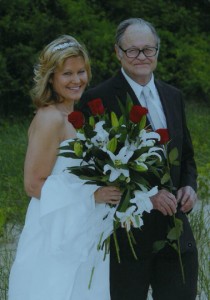 My Dad and Me on my wedding day.